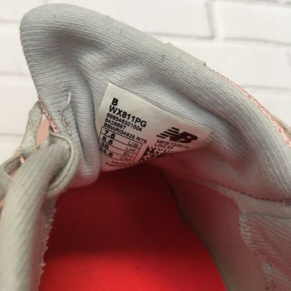 New Balance pink sneakers WX811PG runners | Size 7.5 - Picture 6 of 7